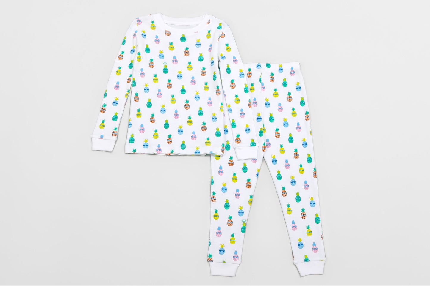 Pineapples Organic Cotton Pajama Set