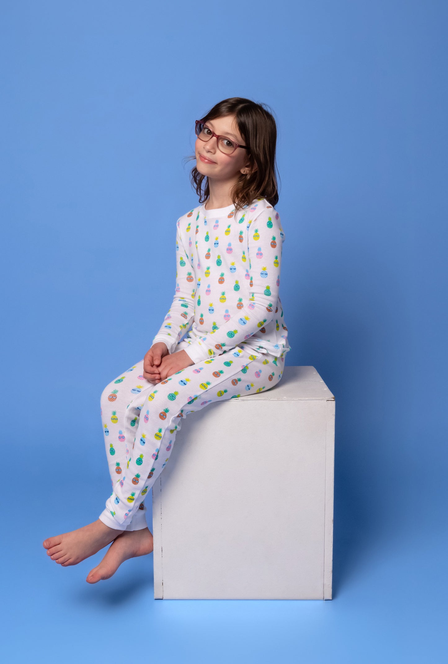 Pineapples Organic Cotton Pajama Set