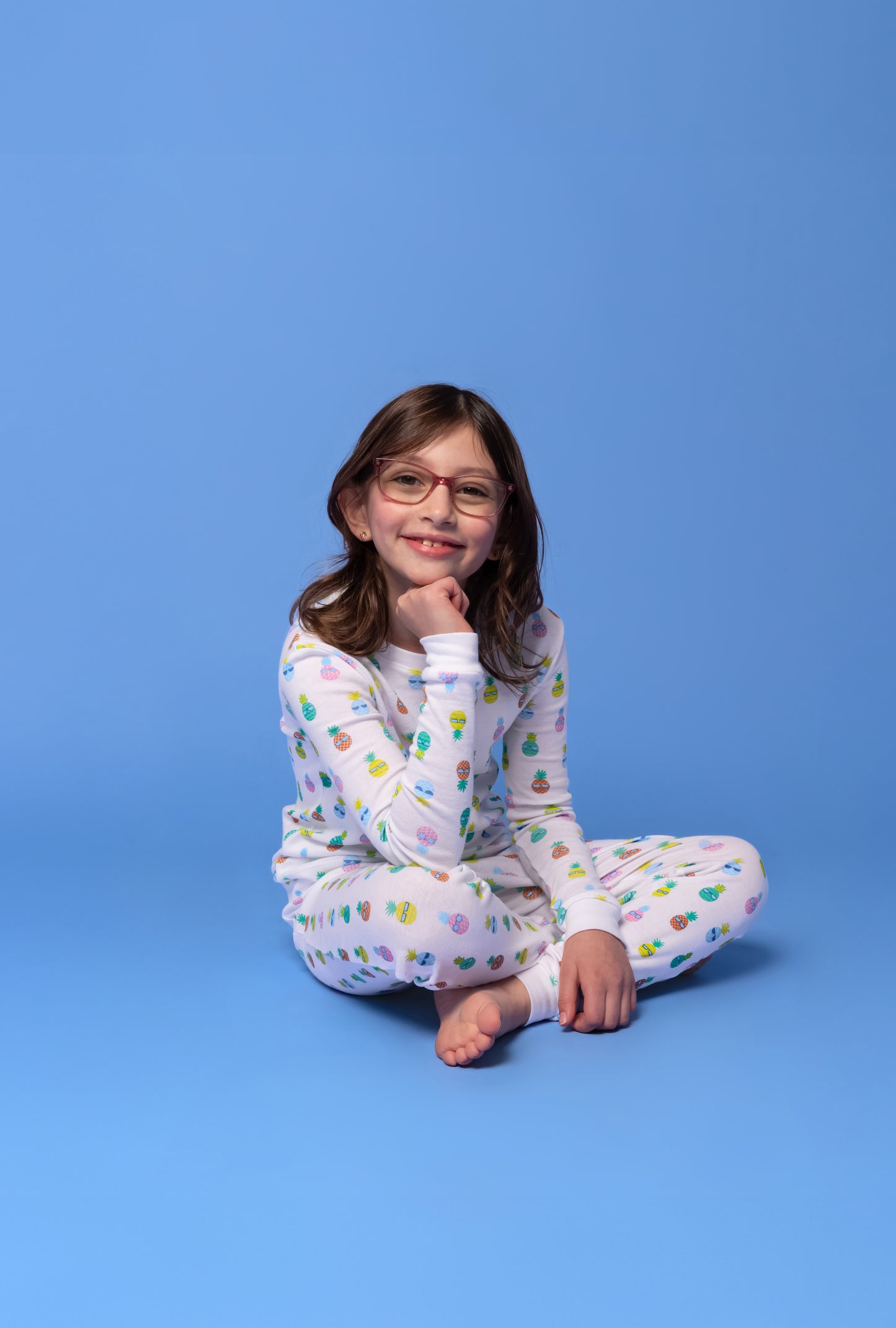 Pineapples Organic Cotton Pajama Set