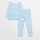 Blue Stripes Organic Cotton Pajama Set