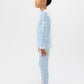 Blue Stripes Organic Cotton Pajama Set